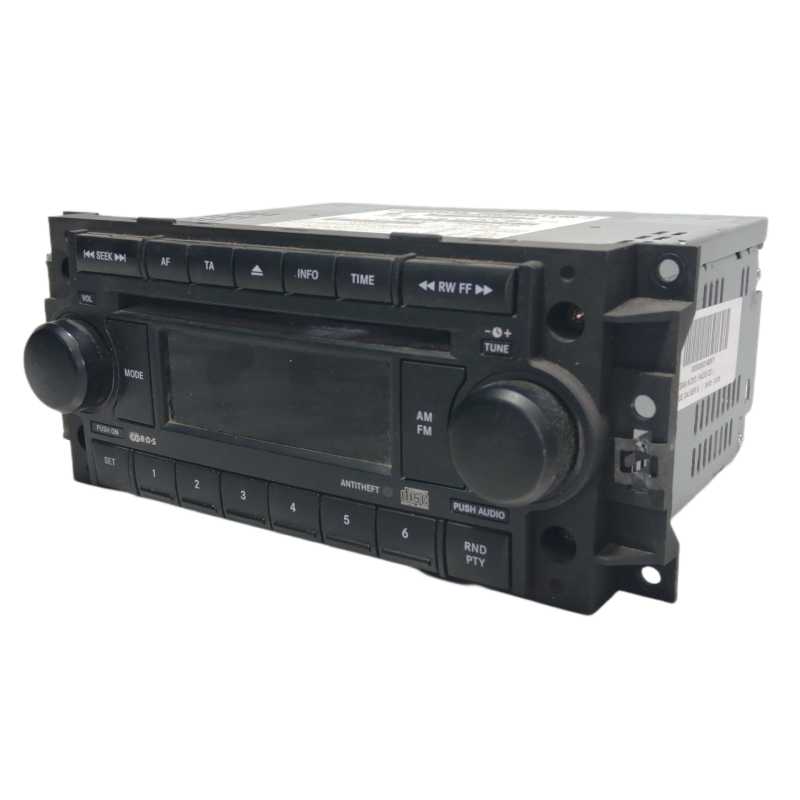 Recambio de sistema audio / radio cd para dodge caliber s referencia OEM IAM P05091509AF  