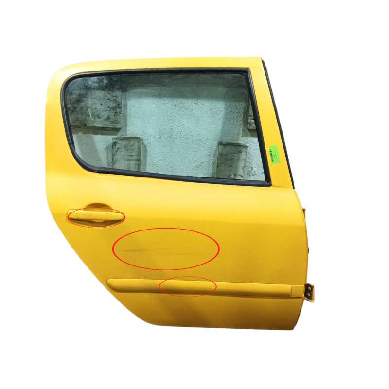 Recambio de puerta trasera derecha para peugeot 307 (3a/c) 1.6 hdi 110 referencia OEM IAM 9008K4 9643606180 