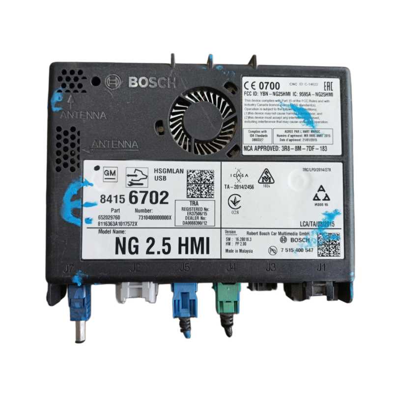Recambio de modulo electronico para opel mokka / mokka x (j13) 1.4 (_76) referencia OEM IAM 84156702 84159702 652029760
