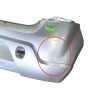 Recambio de paragolpes trasero para dacia sandero (bs_) 1.2 16v referencia OEM IAM  B200735456 