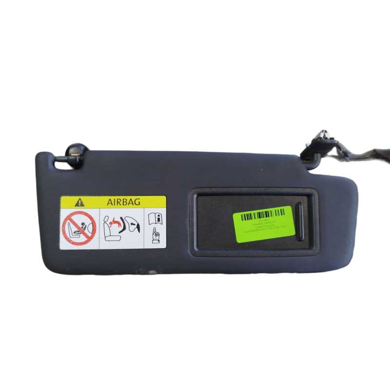 Recambio de parasol derecho para volkswagen golf viii (cd1, da1) 1.5 etsi referencia OEM IAM 5H0857552JSX4  