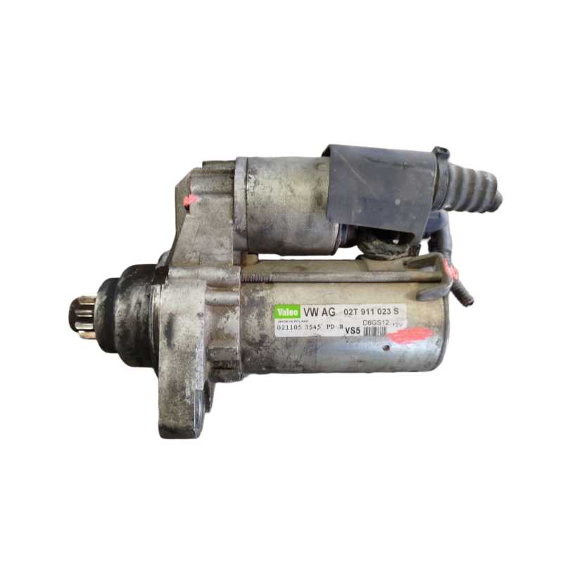 Recambio de motor arranque para audi a3 (8p1) 1.6 fsi referencia OEM IAM 02T911024NX 02T911023S 0211053545