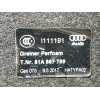 Recambio de bandeja trasera para audi q3 sportback (f3n) 35 tfsi referencia OEM IAM 83F867769XA6 81A867769 