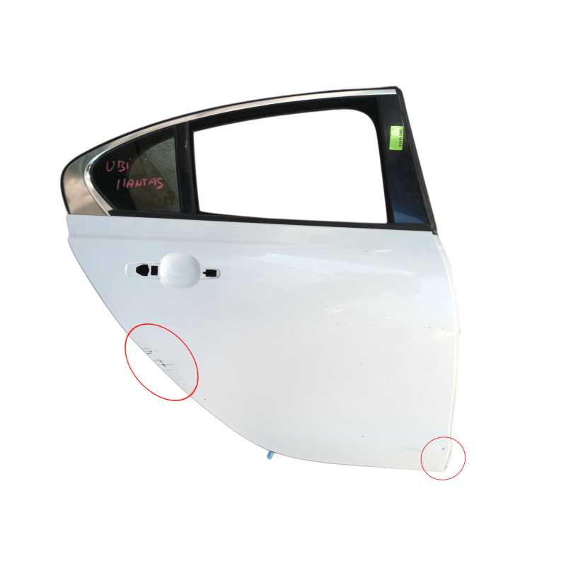 Recambio de puerta trasera derecha para jaguar xe (x760) 2.0 d referencia OEM IAM T4N2634  