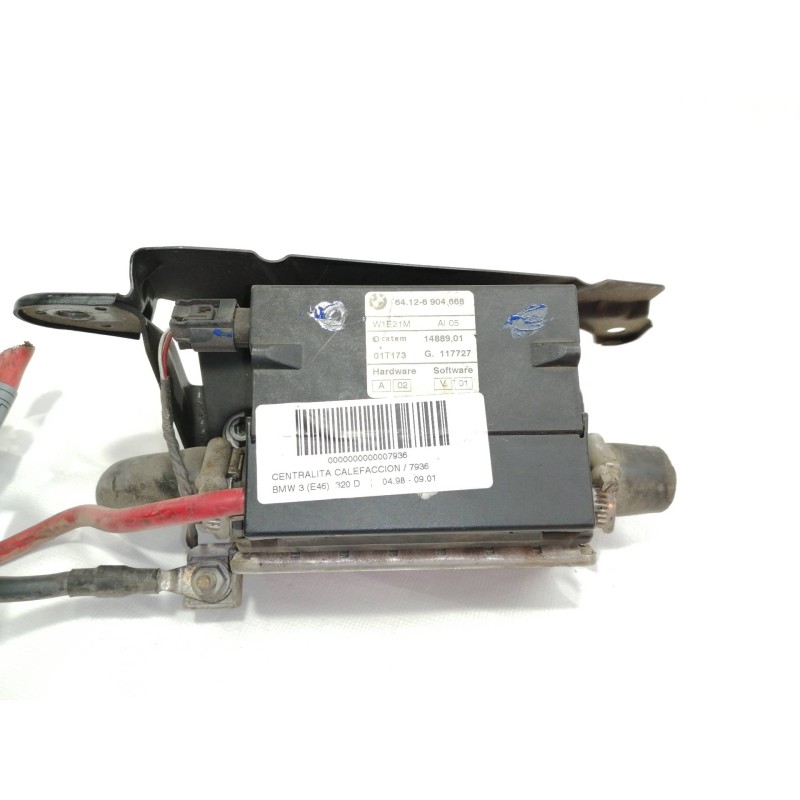 Recambio de centralita calefaccion para bmw serie 3 berlina (e46) 2.0 16v diesel cat referencia OEM IAM 64126904668 1488901 