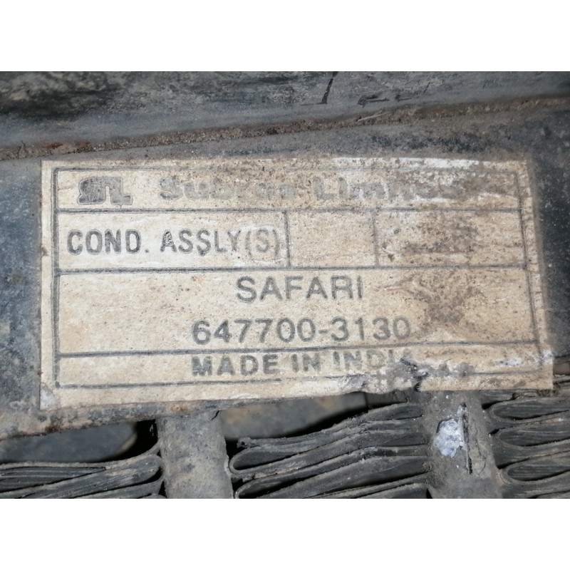 Recambio de condensador / radiador aire acondicionado para tata gran telcosport i referencia OEM IAM 6477003130  