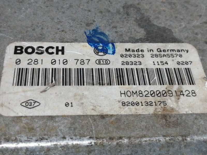 Recambio de centralita motor uce para nissan interstar (x70) referencia OEM IAM 0281010787  