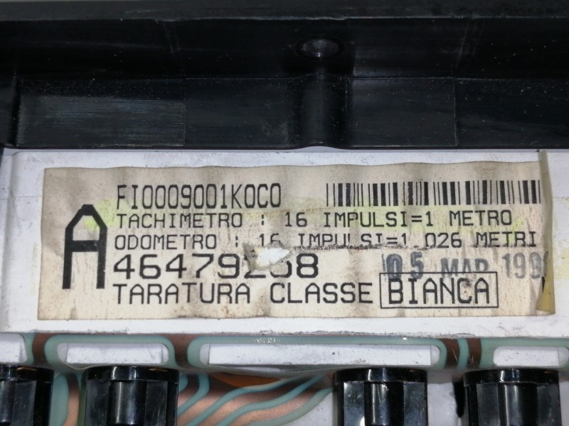 Recambio de cuadro instrumentos para fiat bravo (182) 1.6 16v cat referencia OEM IAM 46479258  