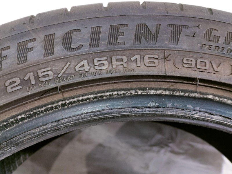 Recambio de neumatico para seat toledo (kg3) style referencia OEM IAM GOODYEAR 215/45 R16 86H 10169