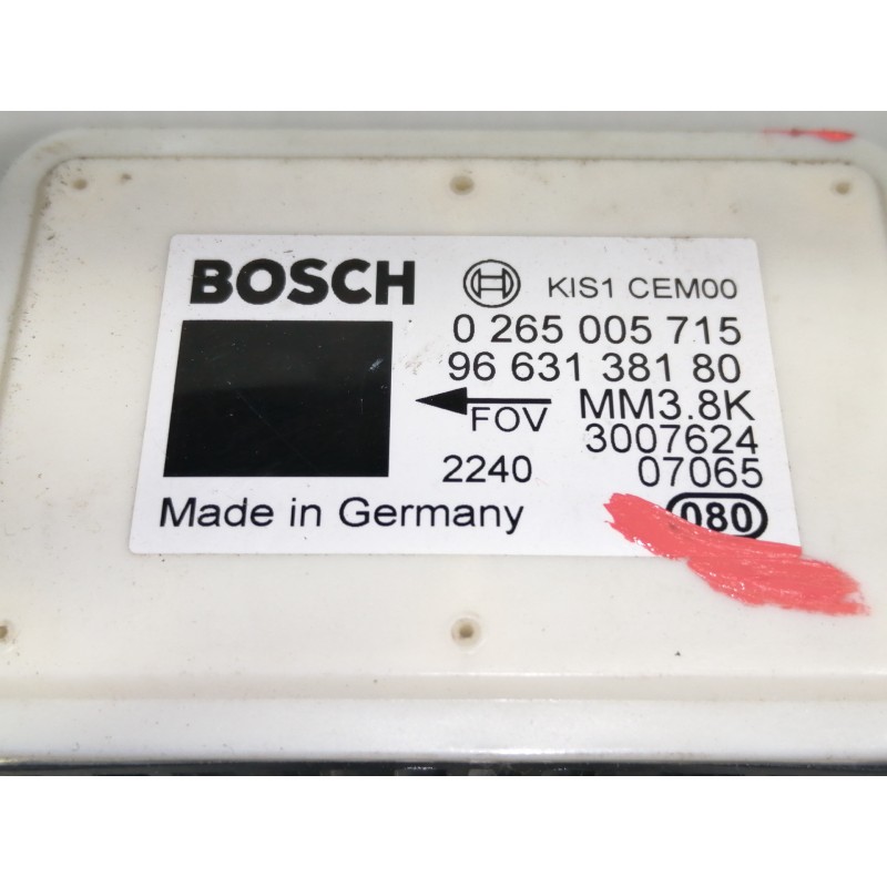 Recambio de sensor para citroën c4 picasso exclusive referencia OEM IAM 9663138180 0265005715 