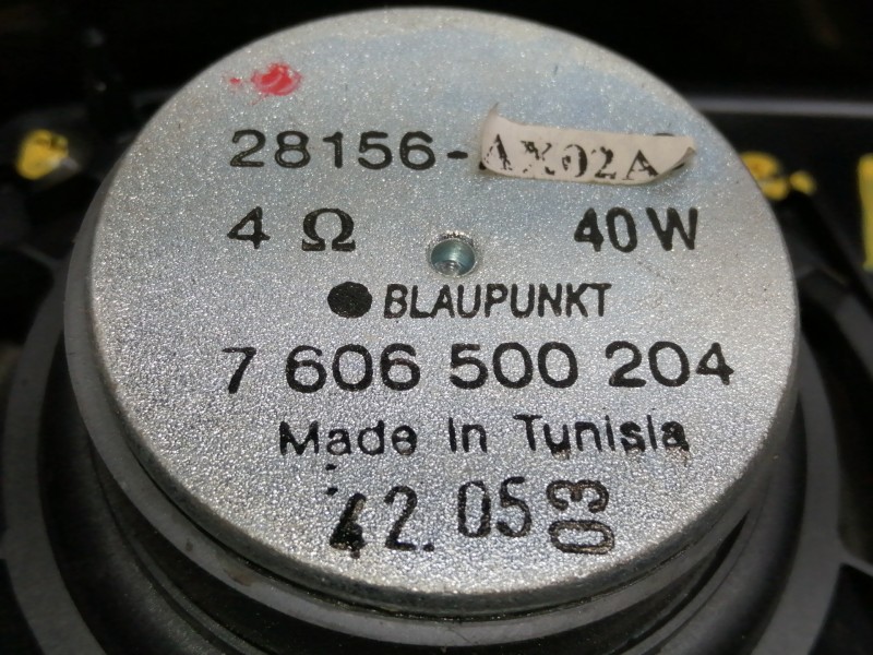 Recambio de altavoz para nissan micra c+c (ck12e) acenta referencia OEM IAM 28163BC000 28156AX02A 7606500204