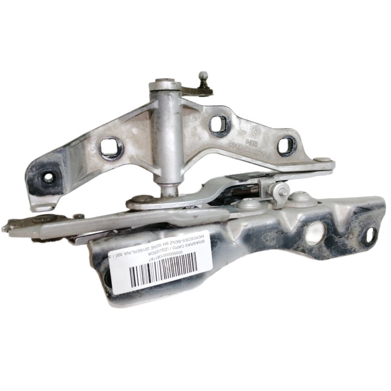 Recambio de bisagras capo para mercedes-benz clase s (w221) berlina 320 / 350 cdi (221.022) referencia OEM IAM A2218800328  