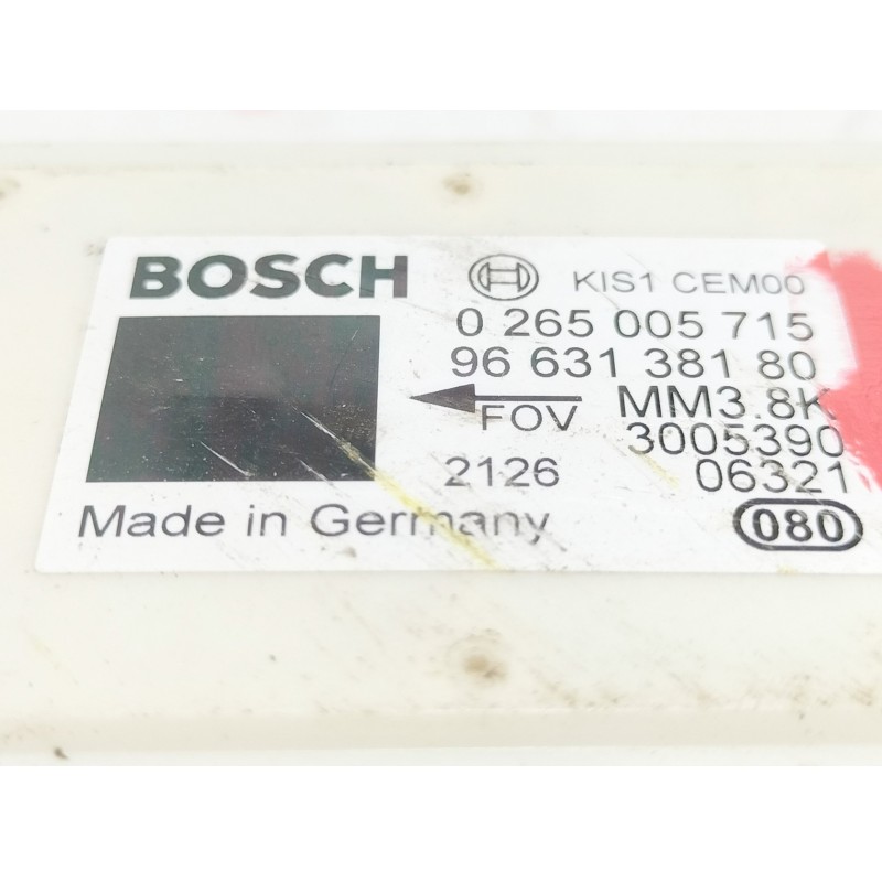 Recambio de sensor para citroën c4 grand picasso sx referencia OEM IAM 9663138180  