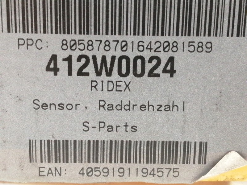 Recambio de sensor para bmw serie 5 berlina (e39) 525d referencia OEM IAM 412W0024 4059191194575 1533397 / 8058787