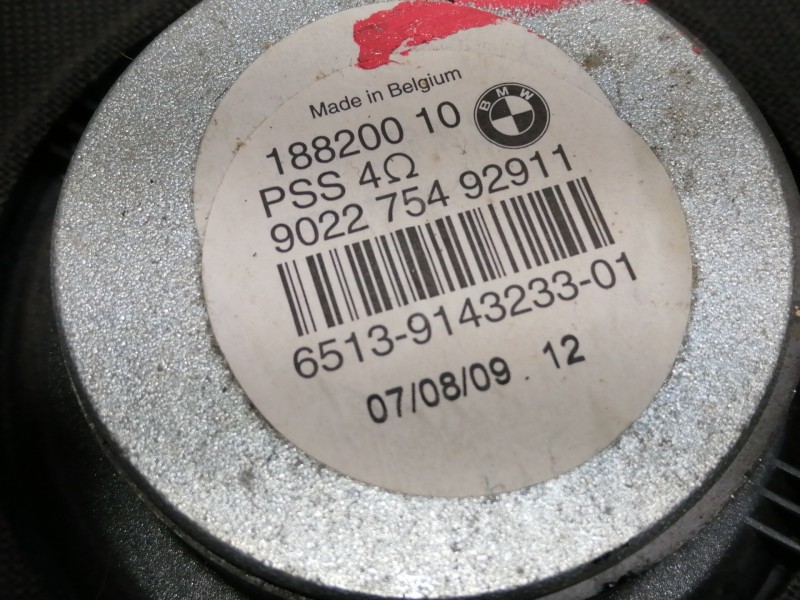 Recambio de altavoz para bmw serie 1 berlina (e81/e87) 118d referencia OEM IAM 18820010 902275492911 6513914323301