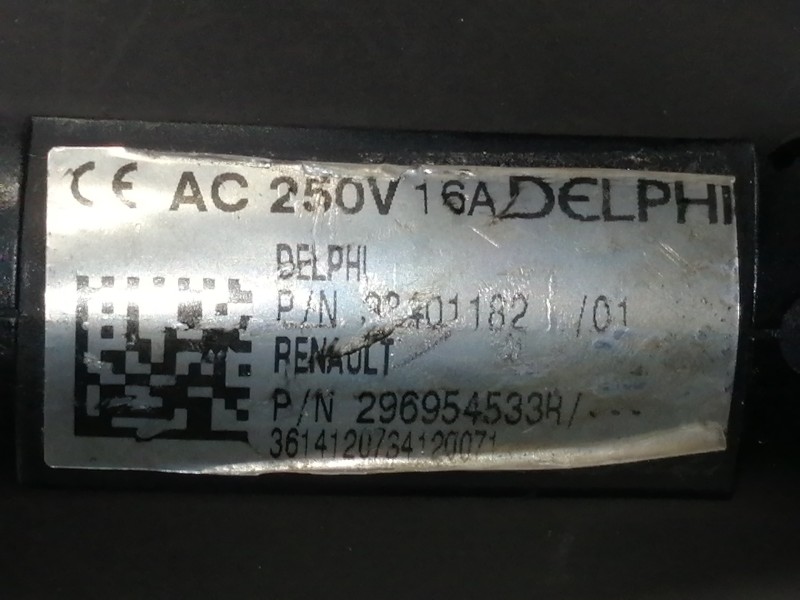 Recambio de cables para renault fluence z.e. dynamique referencia OEM IAM 296954533R 3240118201 CABLE CARGADOR DE BATERIAS