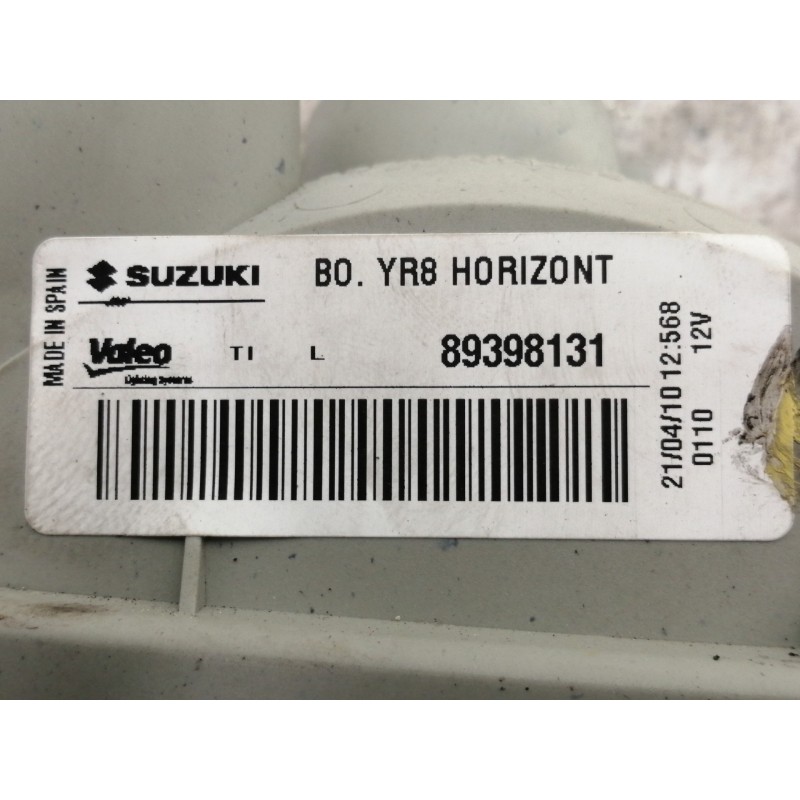 Recambio de piloto trasero izquierdo paragolpes para suzuki jimny sn (fj) techo metálico referencia OEM IAM 3567082A30 89398131 