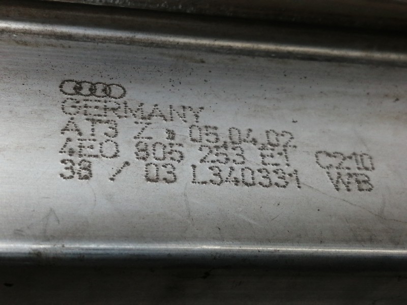 Recambio de soporte rueda repuesto para audi a8 (4e2) 4.2 quattro referencia OEM IAM 4E0805253E1  