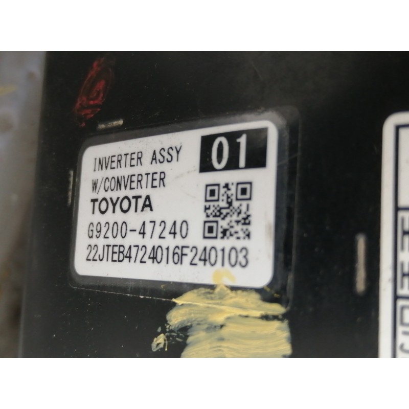 Recambio de convertidor para toyota prius (zvw50) basis referencia OEM IAM G920047240  