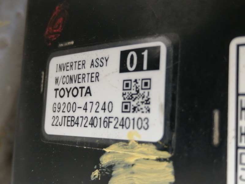 Recambio de convertidor para toyota prius (zvw50) basis referencia OEM IAM G920047240  