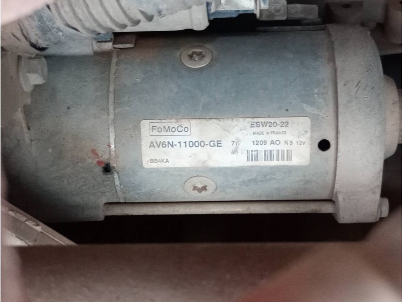 Recambio de motor arranque para ford kuga (cbs) 1.5 tdci cat referencia OEM IAM AV6N11000GE  