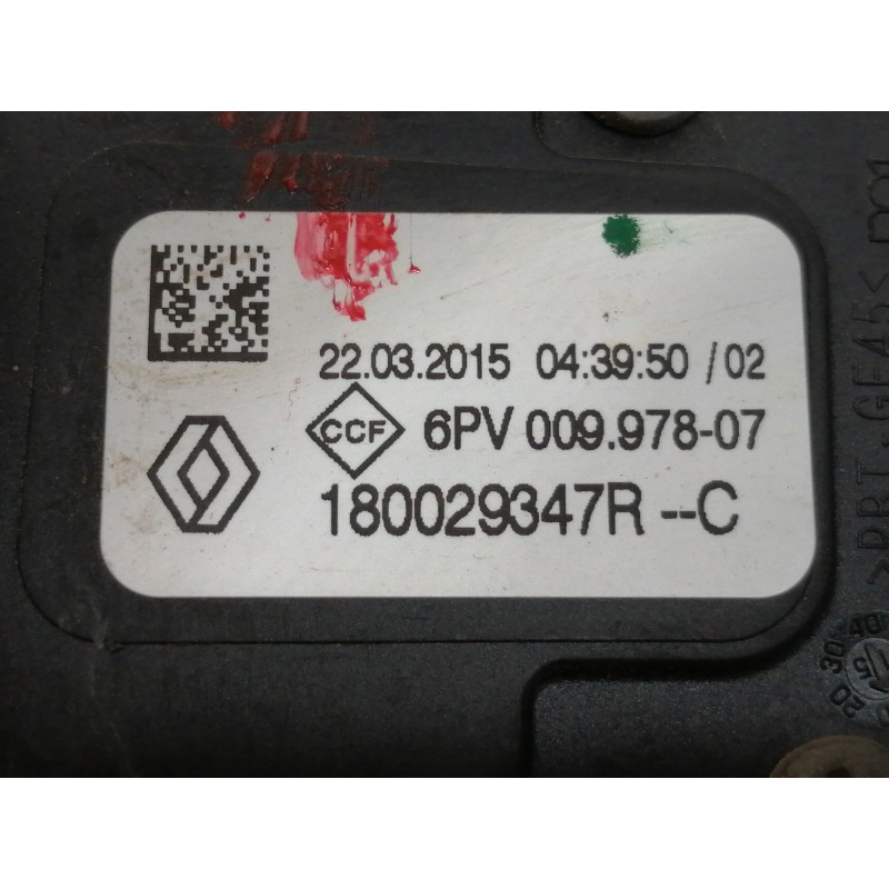 Recambio de pedal acelerador para renault clio iv business referencia OEM IAM 180029347RC  
