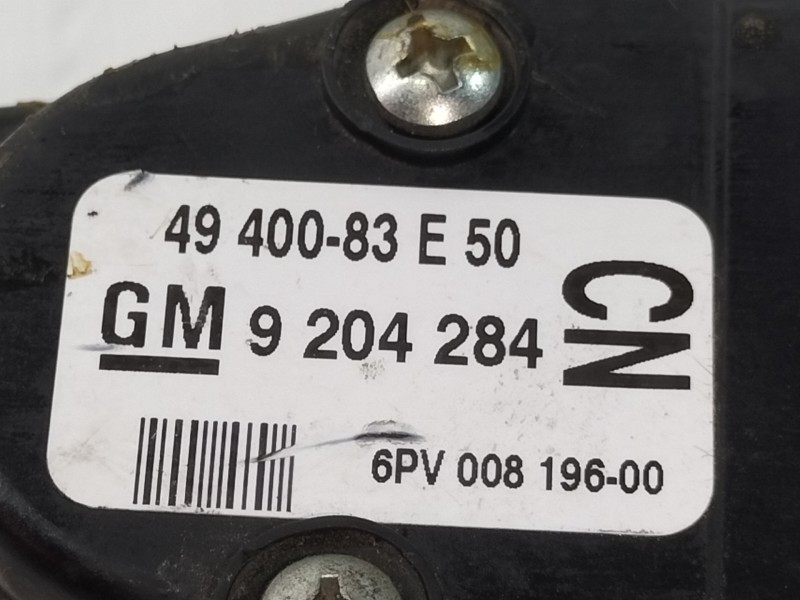Recambio de pedal acelerador para opel agila básico referencia OEM IAM 9204284  
