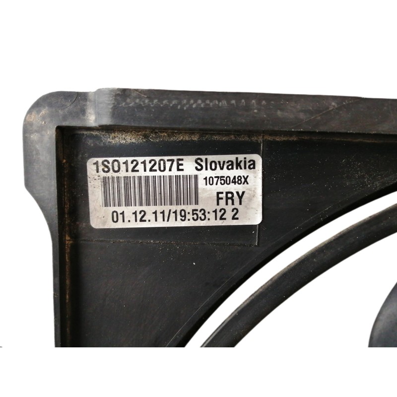 Recambio de electroventilador para seat mii (kf1) 1.0 referencia OEM IAM 1S0121207E 1075048X 1075726X