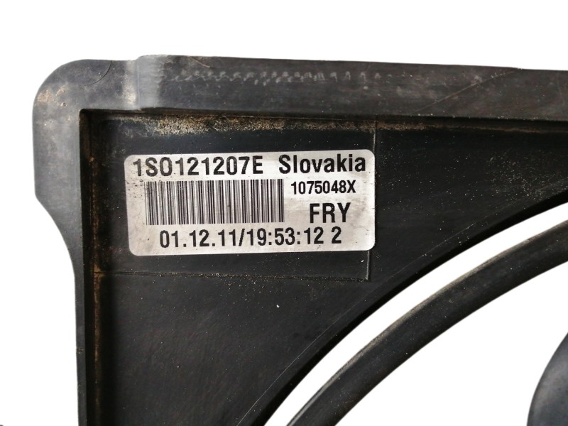 Recambio de electroventilador para seat mii (kf1) 1.0 referencia OEM IAM 1S0121207E 1075048X 1075726X