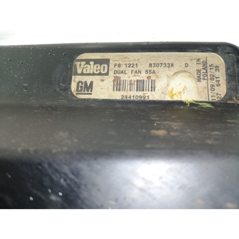 Recambio de electroventilador para opel vectra c berlina club referencia OEM IAM 870733X 24410991 