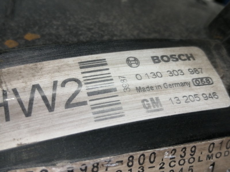 Recambio de electroventilador para opel astra gtc enjoy referencia OEM IAM 0130303314  