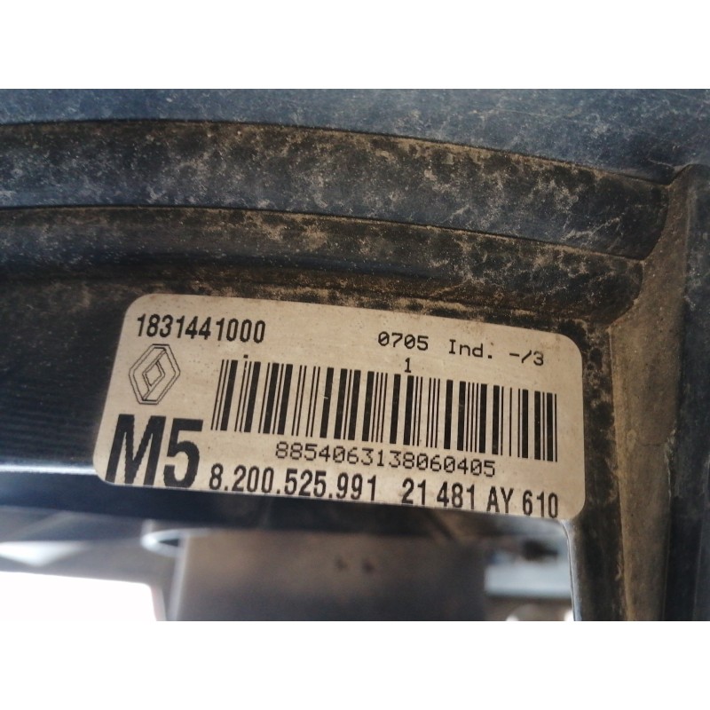 Recambio de electroventilador para renault clio iii confort dynamique referencia OEM IAM 1831441000 1831442016F 1831717016F