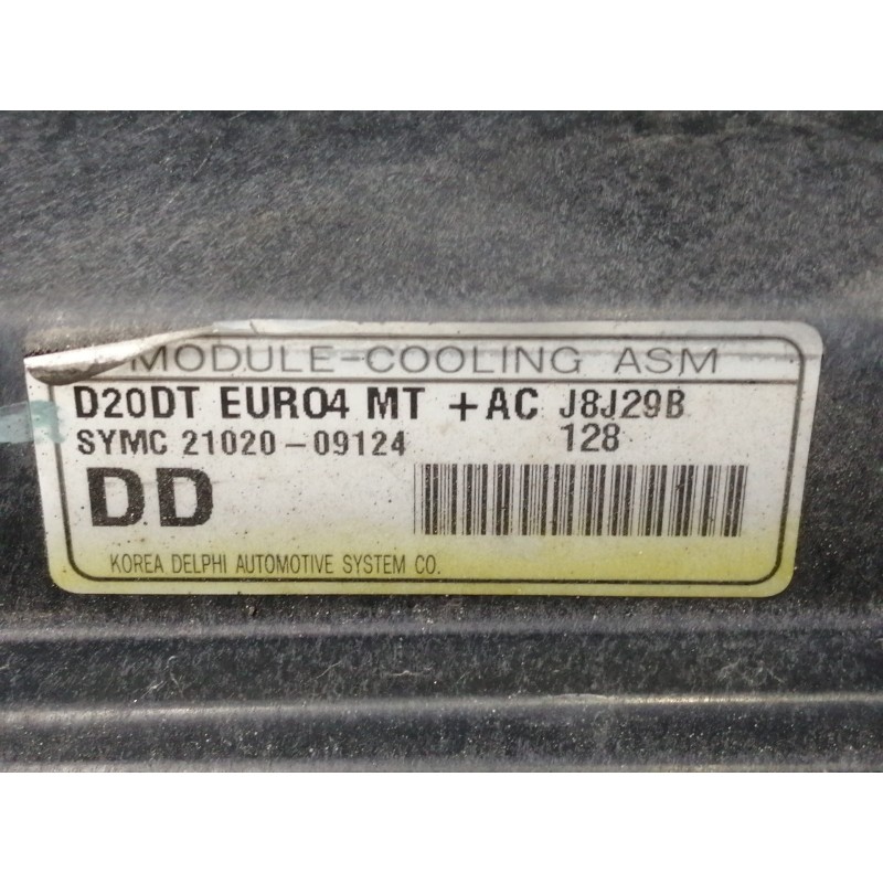 Recambio de electroventilador para ssangyong kyron 200 xdi limited referencia OEM IAM 2132009051 2102009124 