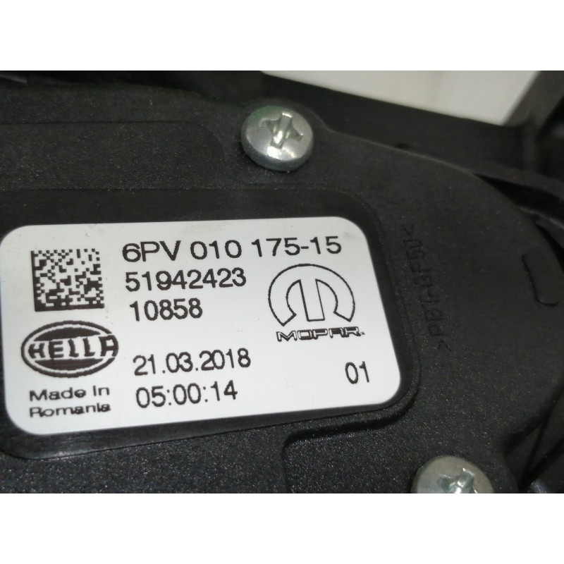 Recambio de pedal acelerador para fiat 500 x (334) urban referencia OEM IAM 6PV01017515 51942423 