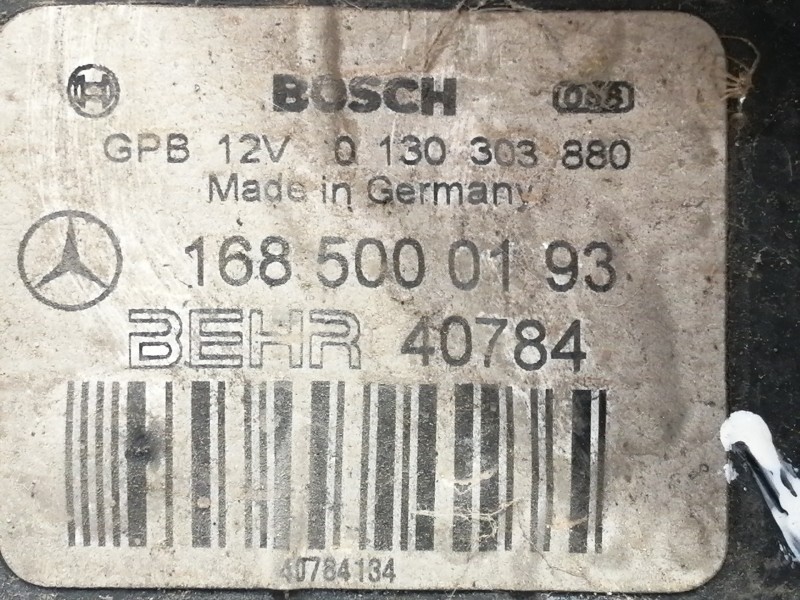 Recambio de electroventilador para mercedes-benz clase a (w168) 170 cdi (168.008) referencia OEM IAM 0130303880  