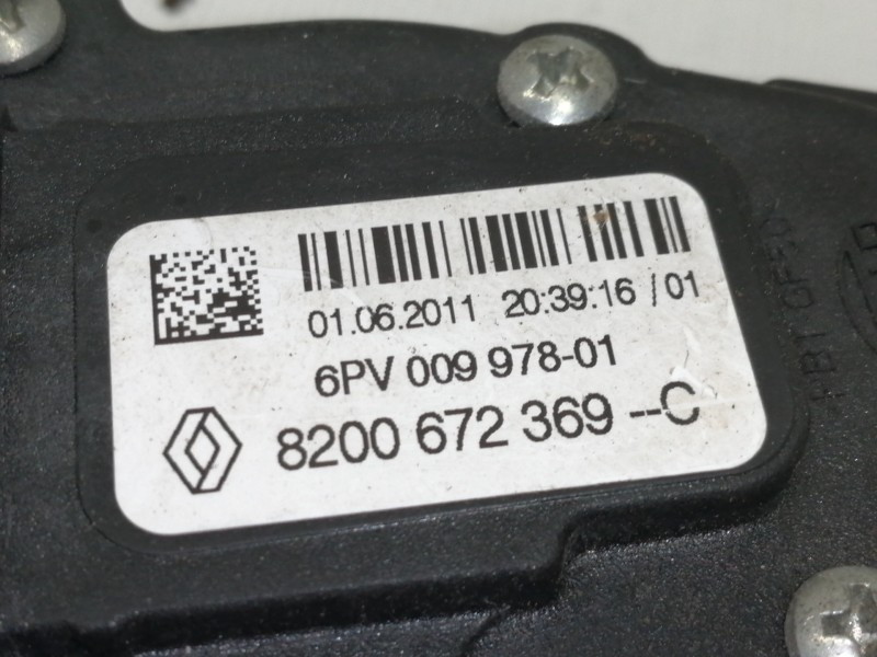 Recambio de pedal acelerador para renault master pritsche/fgst l2h1 3,5t referencia OEM IAM 8200672369C  