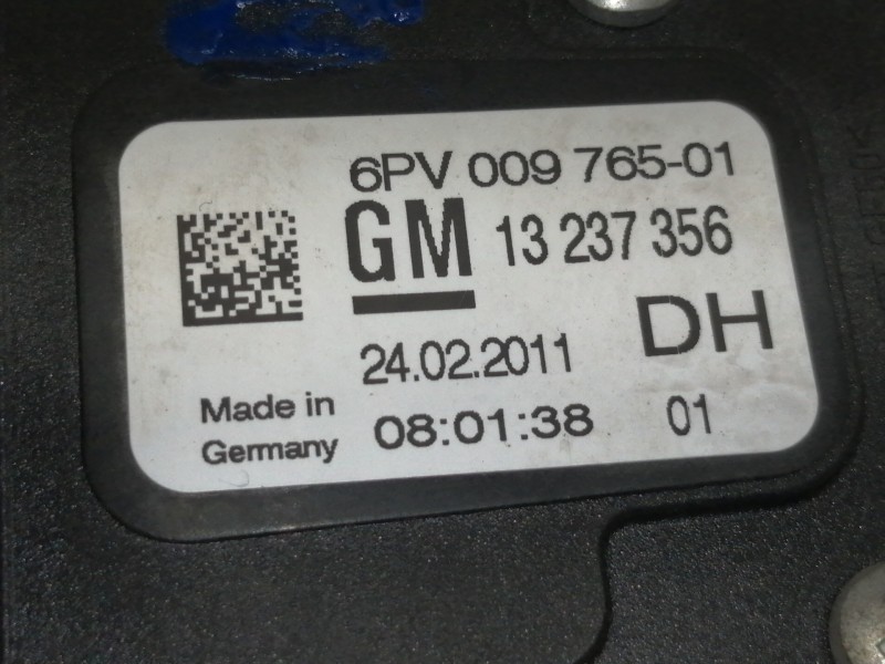 Recambio de pedal acelerador para opel insignia berlina cosmo referencia OEM IAM 13237356 6PV00976501 