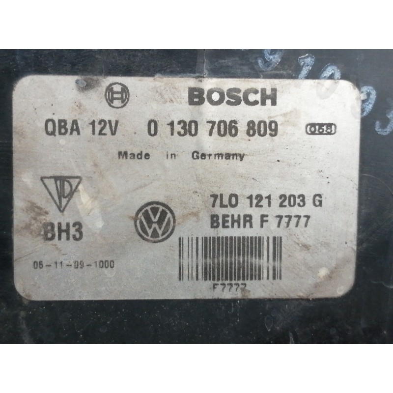 Recambio de electroventilador para volkswagen touareg (7l6) v6 tdi referencia OEM IAM 7L0121203G  