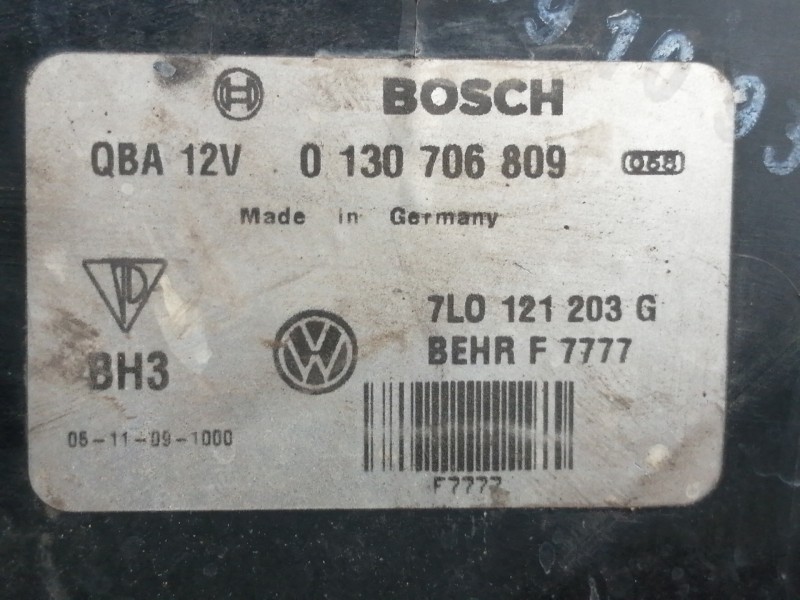 Recambio de electroventilador para volkswagen touareg (7l6) v6 tdi referencia OEM IAM 7L0121203G  