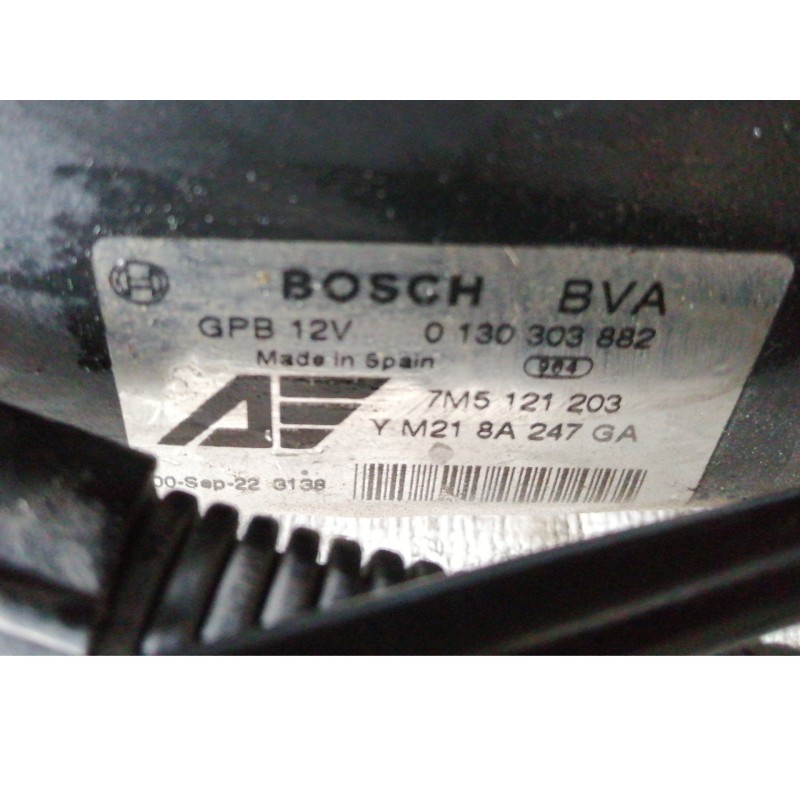 Recambio de electroventilador para ford galaxy (vy) ghia referencia OEM IAM 0130303882 7M5121203 YM218A247GA