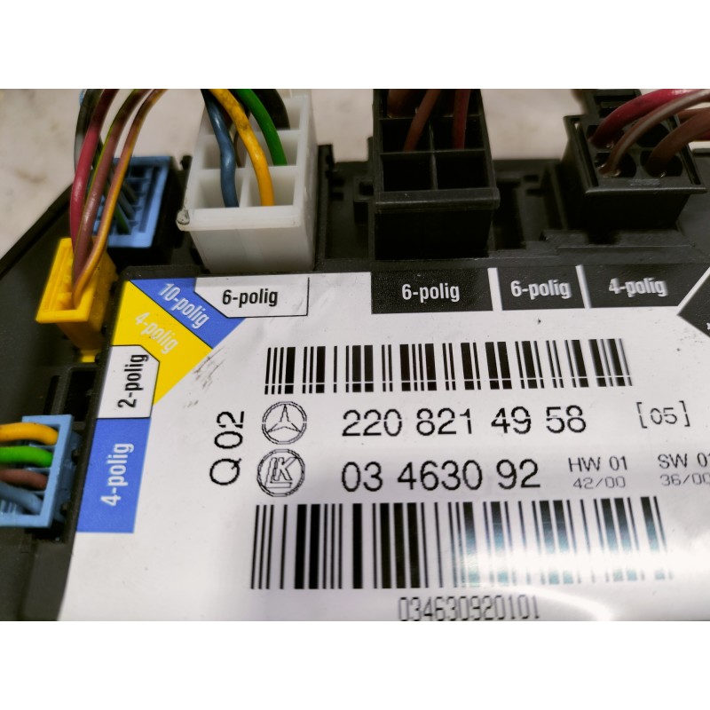 Recambio de centralita cierre para mercedes-benz clase s (w220) berlina 55 amg (220.073) referencia OEM IAM 2208214958 03463092 