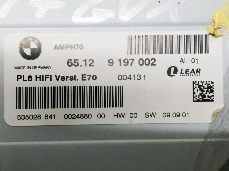 Recambio de modulo electronico para bmw x5 (e70) xdrive30d referencia OEM IAM 65129197002 AMPH70 535028841 0024880 