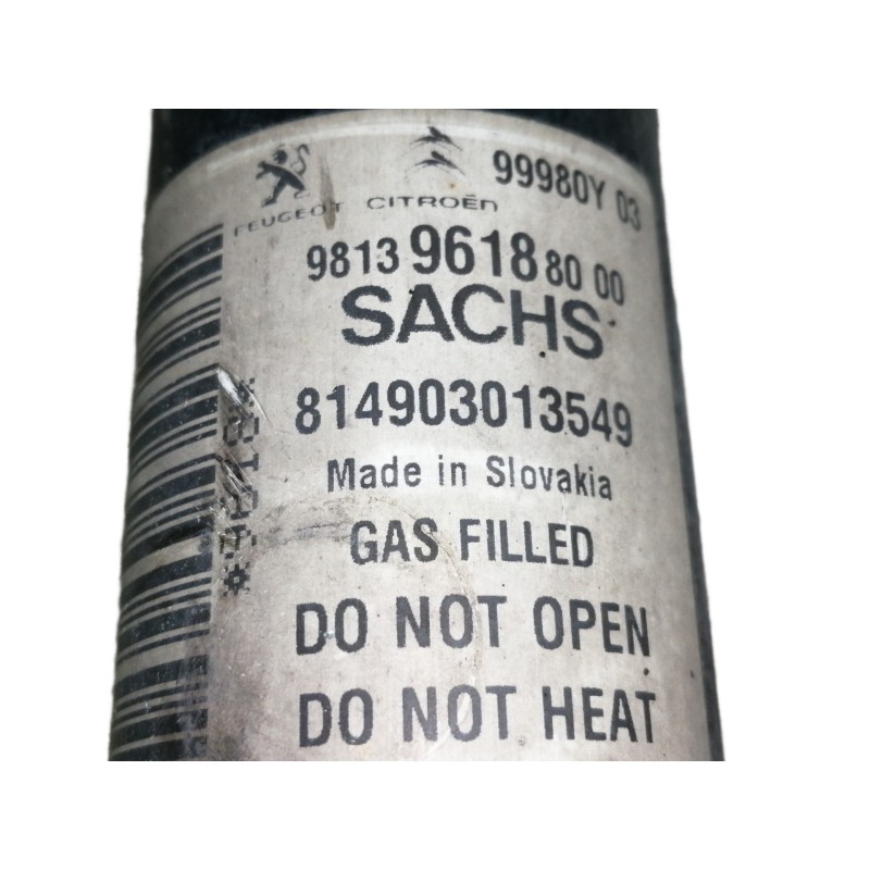 Recambio de amortiguador trasero derecho para fiat scudo furgón (272) 10 l1h1 130 multijet referencia OEM IAM 981396188000  