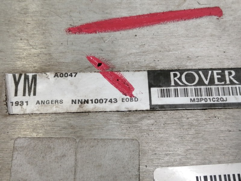 Recambio de centralita motor uce para mg serie 45 (t/rt) 1.6 16v cat referencia OEM IAM NNN100743  