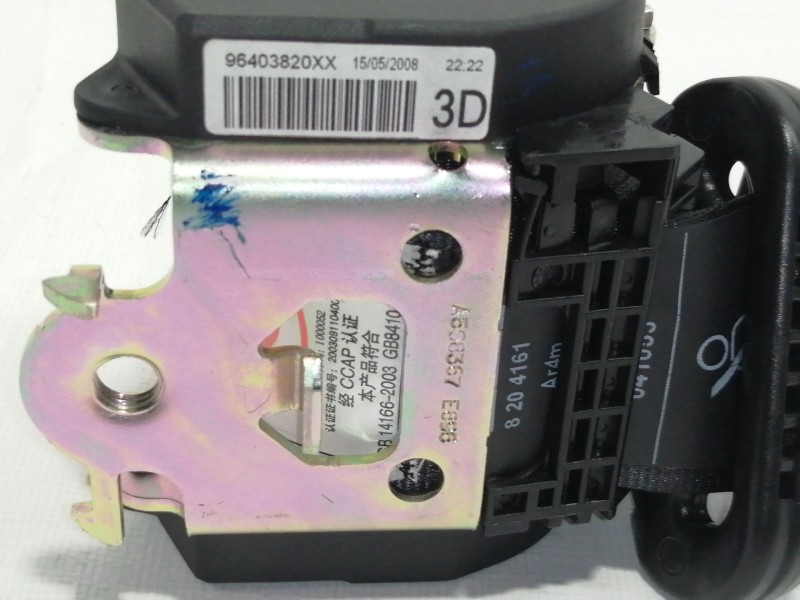 Recambio de cinturon seguridad trasero derecho para peugeot 307 break / sw (s1) sw pack referencia OEM IAM 96403820XX  