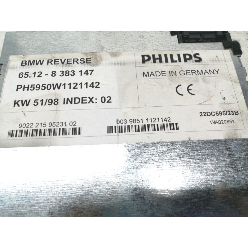 Recambio de sistema audio / radio cd para bmw serie 3 berlina (e46) 320d referencia OEM IAM 65128383147  
