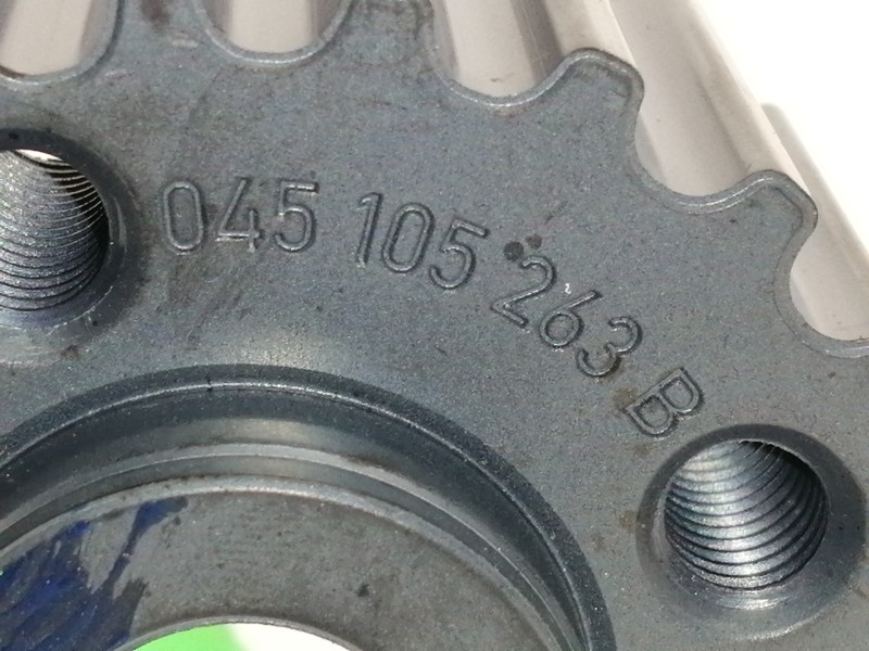 Recambio de polea cigueñal para volkswagen golf vi (5k1) advance referencia OEM IAM 045105263B  