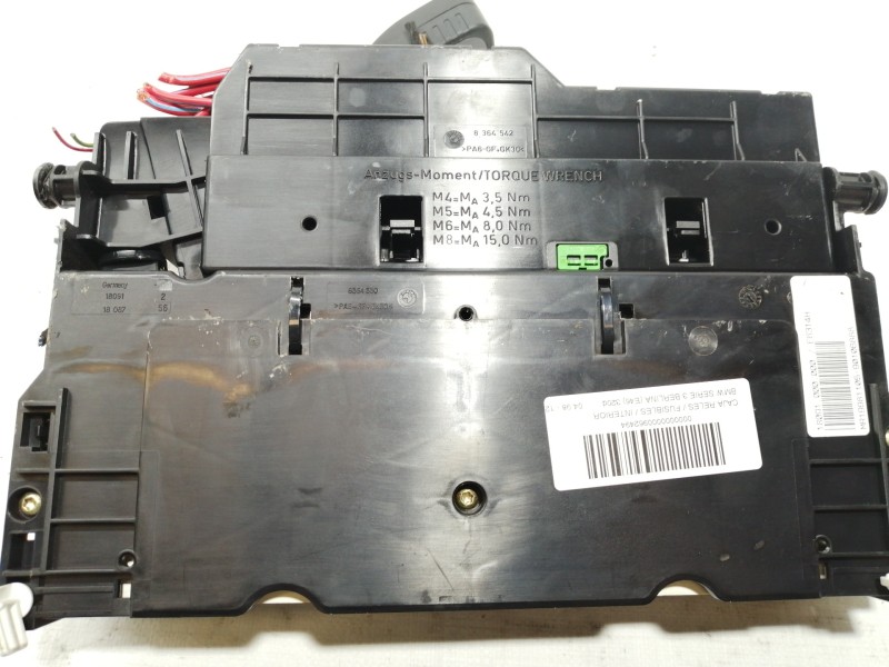 Recambio de caja reles / fusibles para bmw serie 3 berlina (e46) 320d referencia OEM IAM 8364542  
