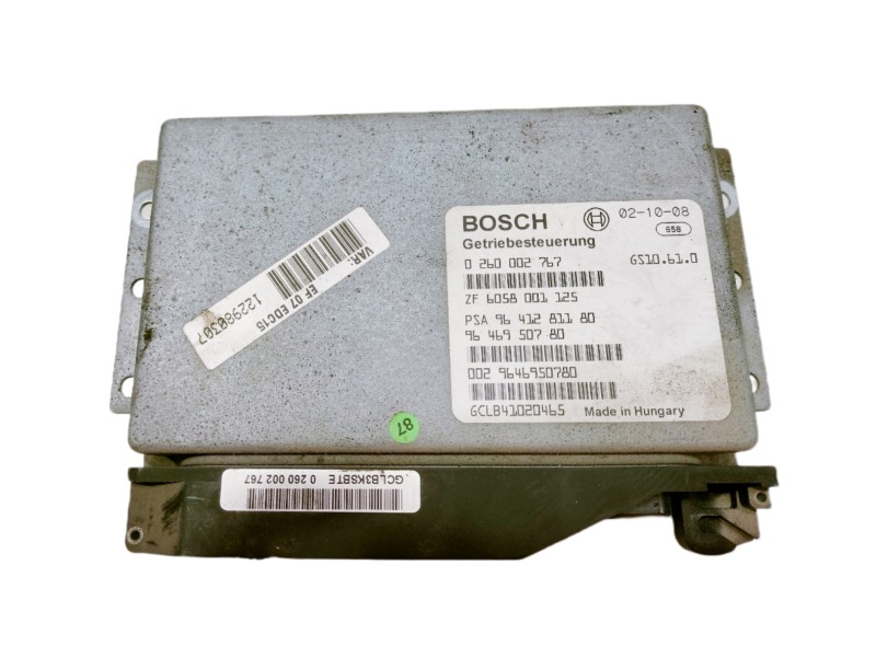 Recambio de centralita cambio automatico para citroën c5 break 2.2 hdi exclusive automático referencia OEM IAM 0260002767 ZF6058