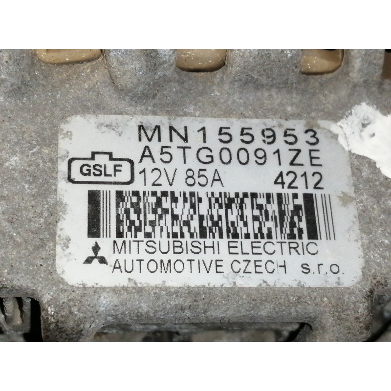 Recambio de alternador para smart forfour básico (70kw) referencia OEM IAM MN155953  